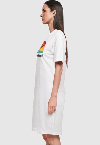 Robe 'Long Beach' Merchcode en blanc