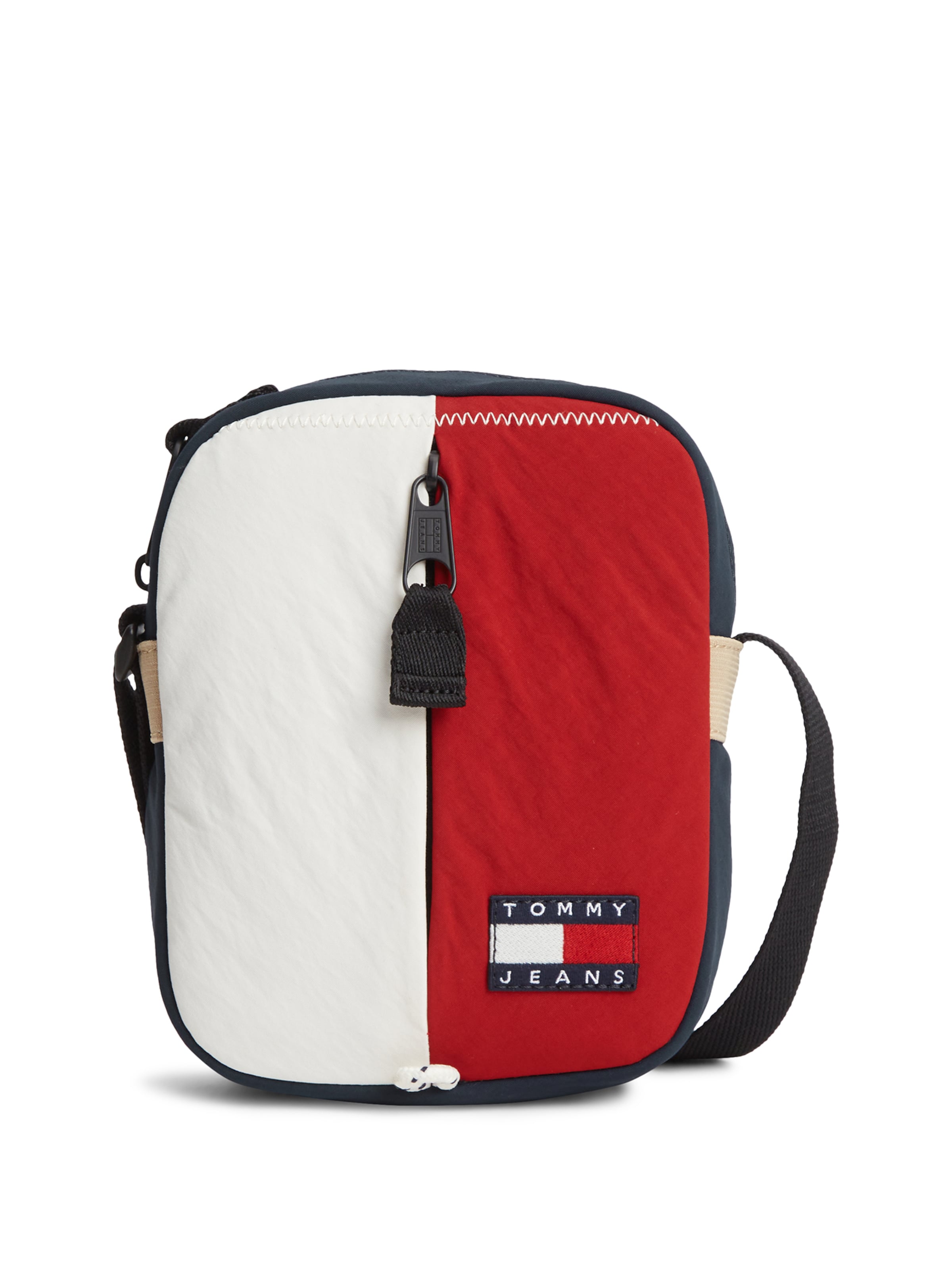 Tommy Jeans Skuldertaske 'ARCHIVE' i mørkeblå / rød / hvid, Produktvisning