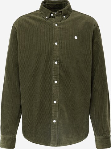 Carhartt WIP - Camisa 'Madison' en verde: frente