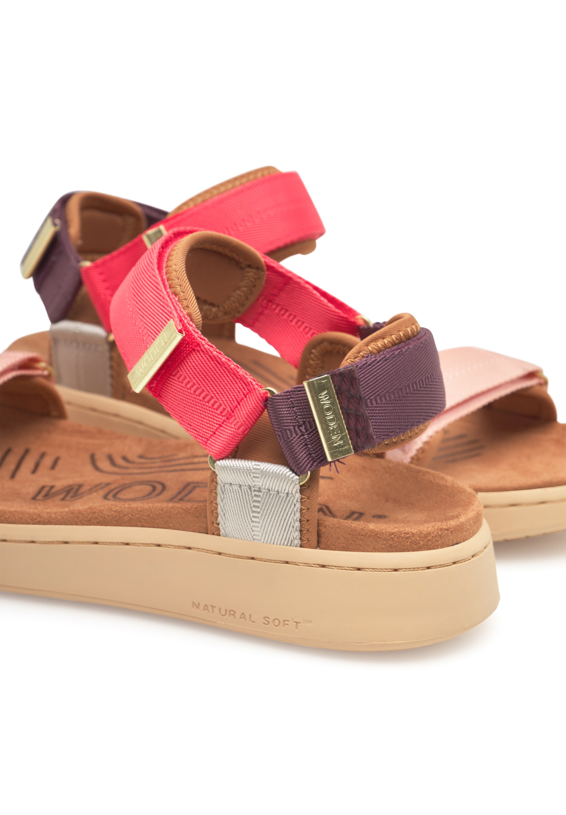 WODEN Sandals 'Line' in Pink
