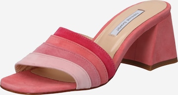 Fabienne Chapot - Zapatos abiertos 'Ted Mules Swirl' en rosa: frente