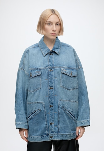 Veste mi-saison DIESEL en bleu : devant