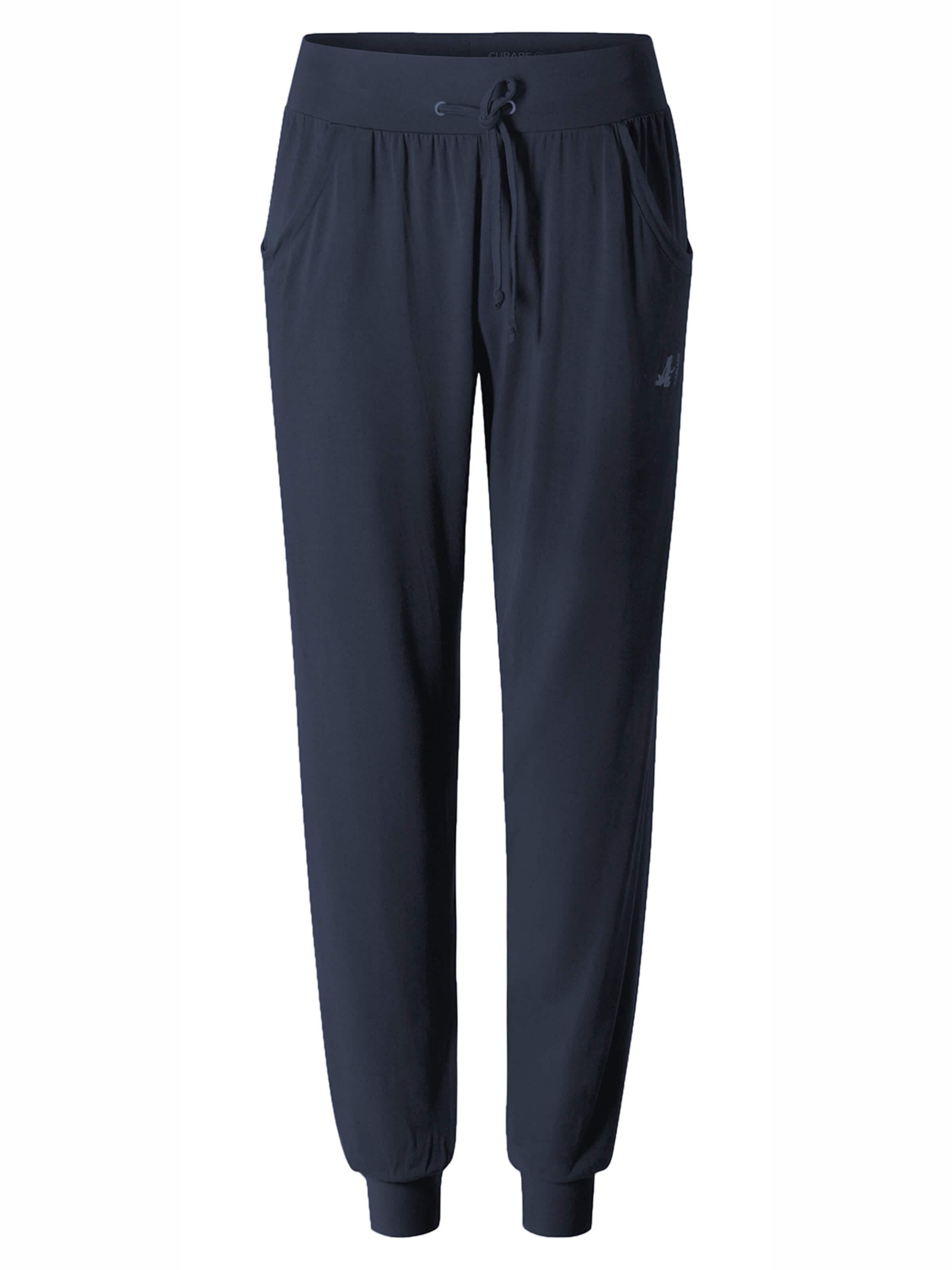 CURARE Yogawear Loose fit Workout Pants in Blue: front