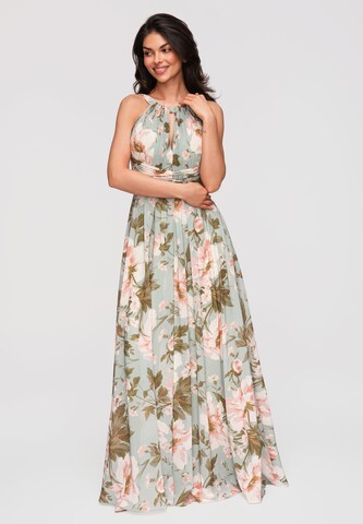 Robe de soirée 'LA-OM-DLR346' Ombre en bleu