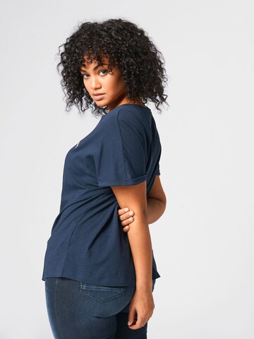 Tom Tailor Women + T-Shirt in Blau