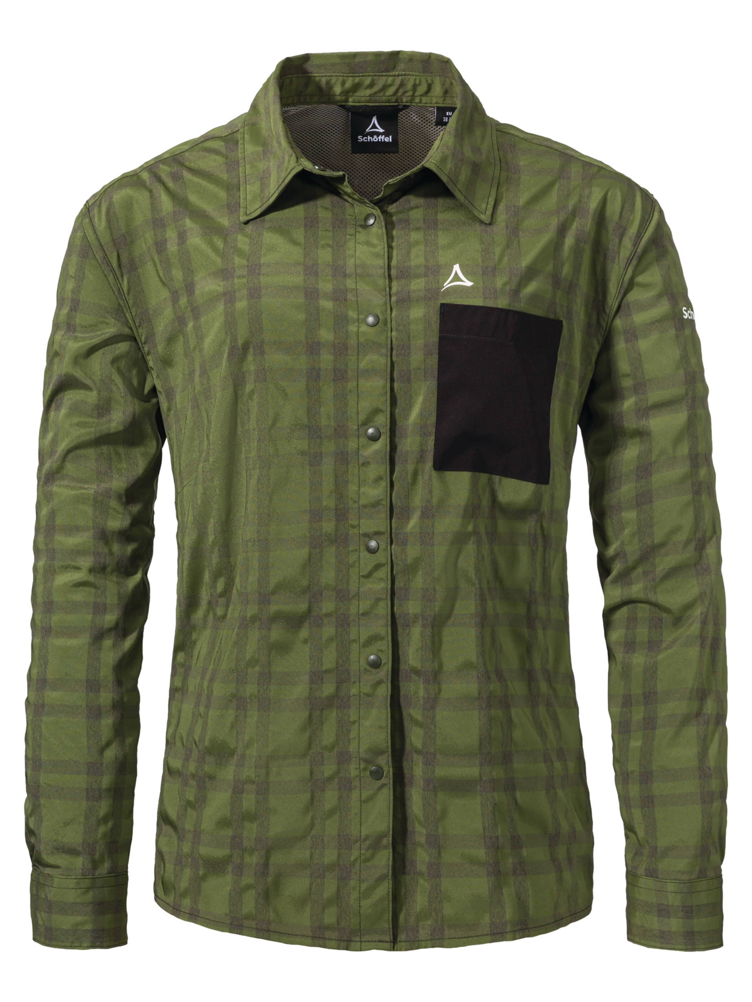 Schöffel Blusen ' Bike Blouse Style Jalpuh WMS ' in Grün: Vorderseite