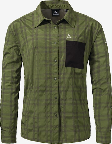 Schöffel Multifunctionele blouse ' Bike Blouse Style Jalpuh WMS ' in Groen: voorkant