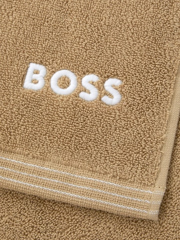BOSS Home Towel 'EDGE' in Brown