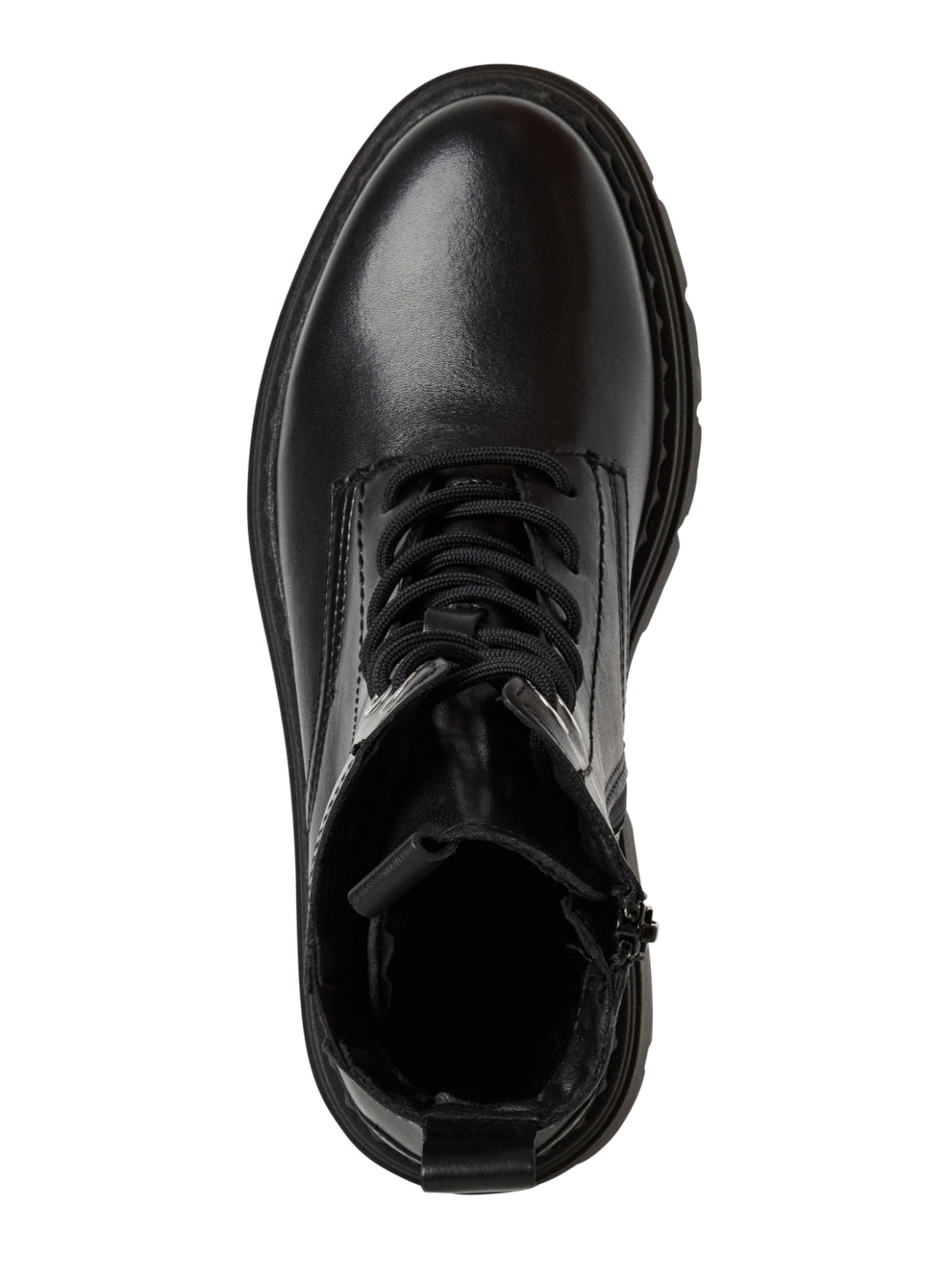 Tamaris Lace-Up Ankle Boots in Black