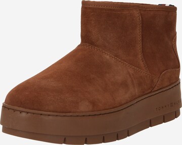 Boots TOMMY HILFIGER en marron : devant