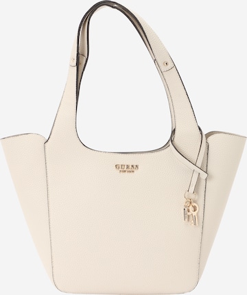 Plase de cumpărături 'Calista' de la GUESS pe alb: față