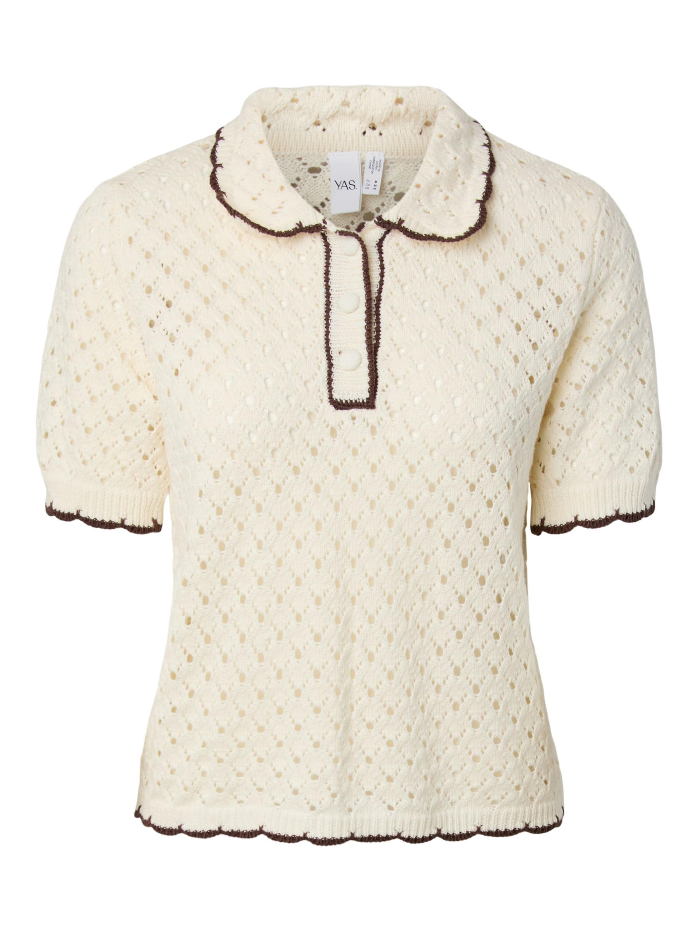 YAS - Camiseta en beige: frente