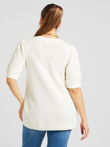 Pull-over 'Dalo' EVOKED en blanc