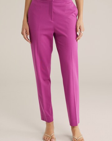 WE Fashion Slimfit Byxa i rosa: framsida