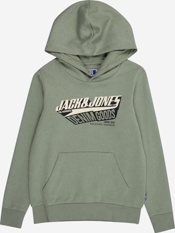 Jack & Jones Junior Sweatshirt in Grün: Vorderseite