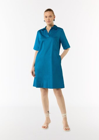 COMMA Jurk in Blauw: voorkant