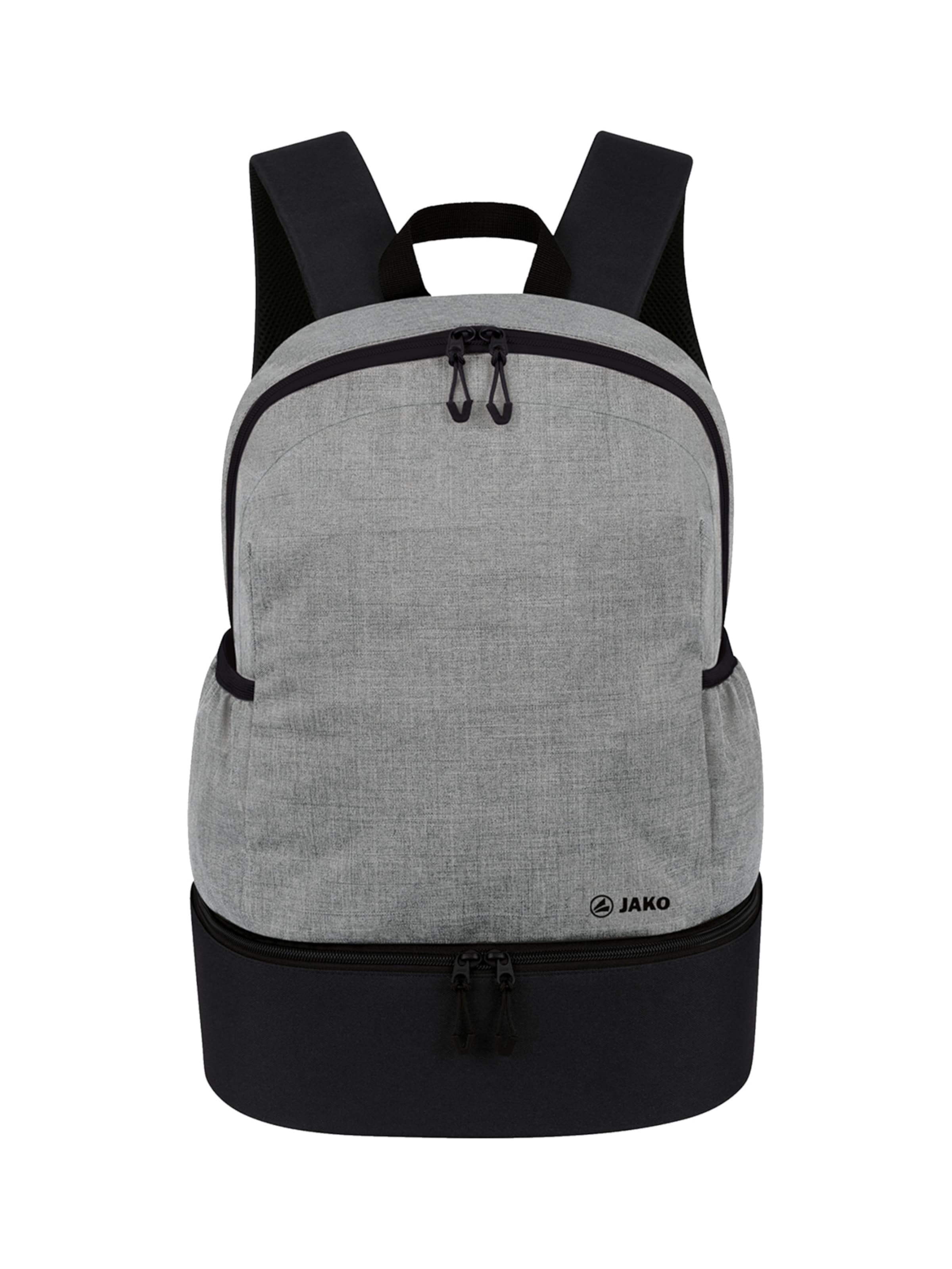 JAKO Rucksack in Grau: Vorderseite