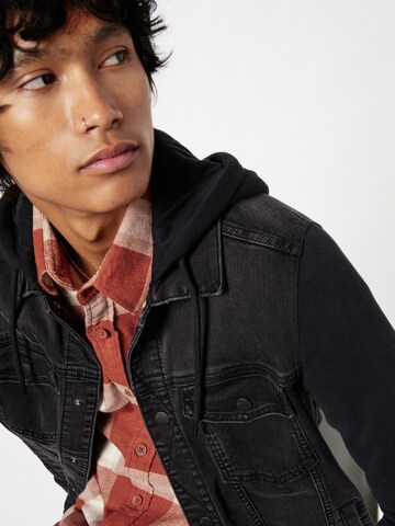 Veste mi-saison 'TWOFER' HOLLISTER en noir