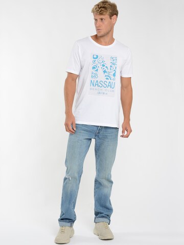 NASSAU Beach Club Shirt ' NB22014 ' in Wit