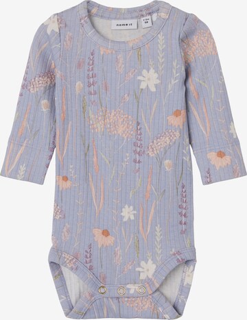 NAME IT - Pijama entero/body 'BEATE' en lila: frente