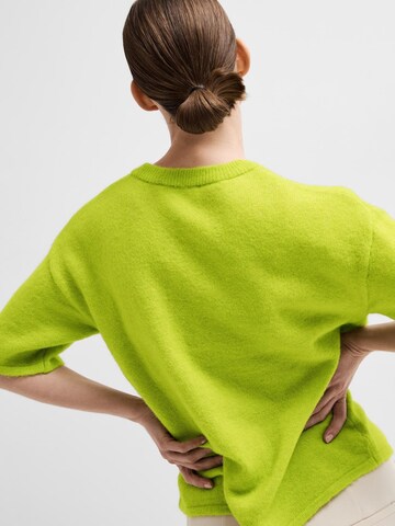 SELECTED FEMME Sweter 'MALINE-LILIANA' w kolorze zielony