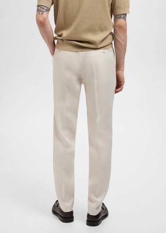 MANGO MAN Regular Pants 'Amalfi' in Beige
