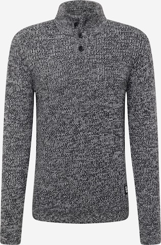 Pull-over QS en gris : devant