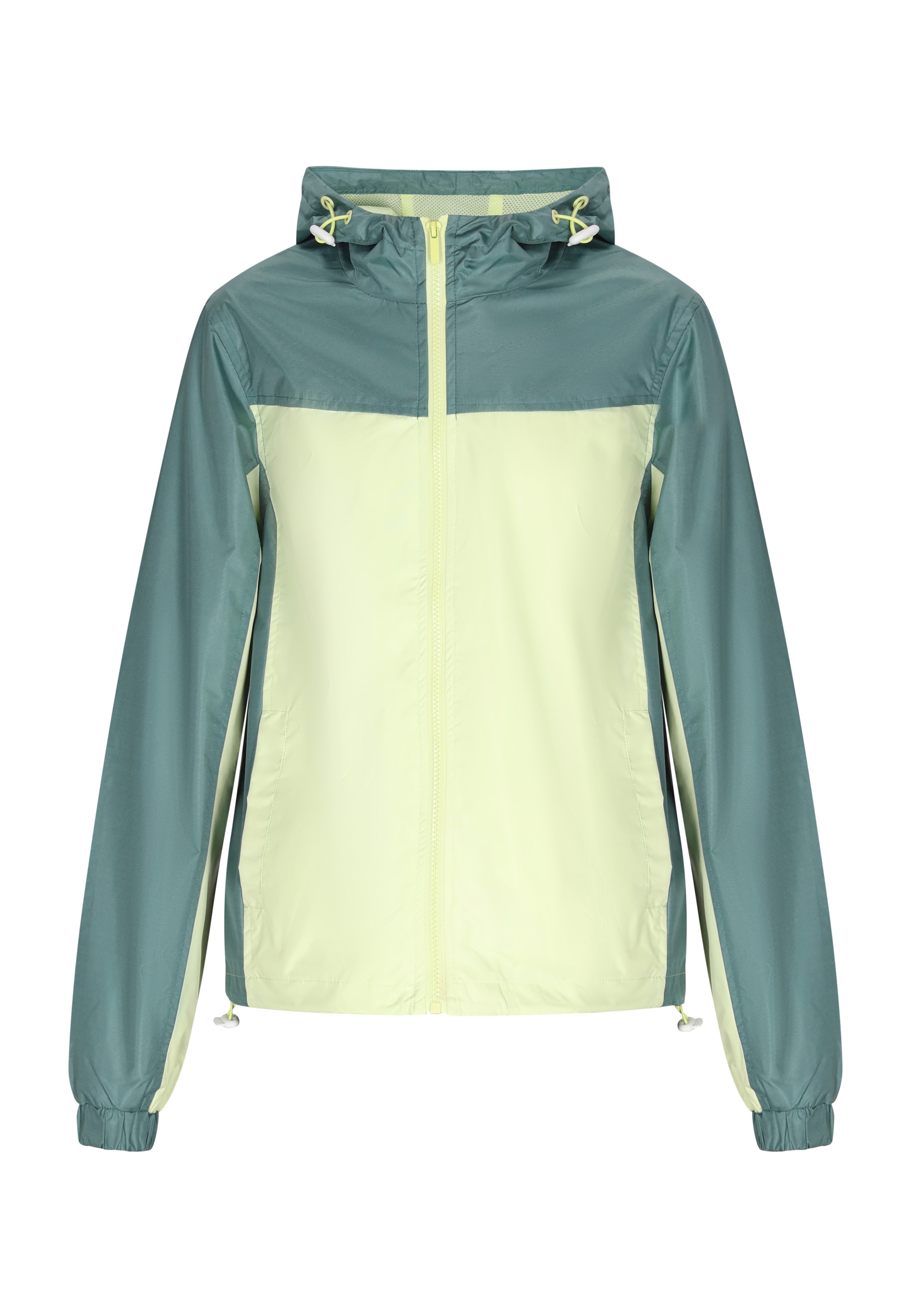 myMo ATHLSR Φθινοπωρινό και ανοιξιάτικο μπουφάν σε πράσινο: μπροστά