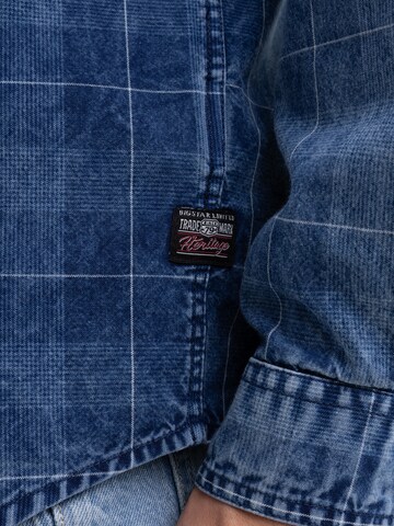 Regular fit Camicia ' INDERS ' di BIG STAR in blu