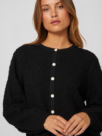 VILA Knit Cardigan 'VIPAZA' in Black