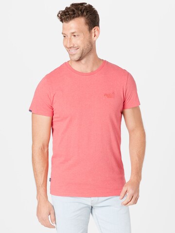 Superdry Shirt in Roze: voorkant