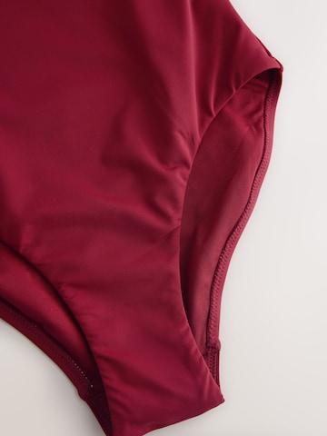 Next Bustier Badeanzug in Rot