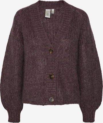 Cardigan Y.A.S en violet : devant