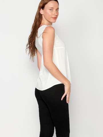 KOROSHI Bluse i hvid