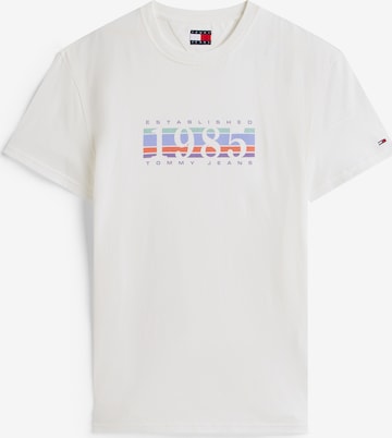 Tommy Jeans Särk '1985', värv valge: eest vaates