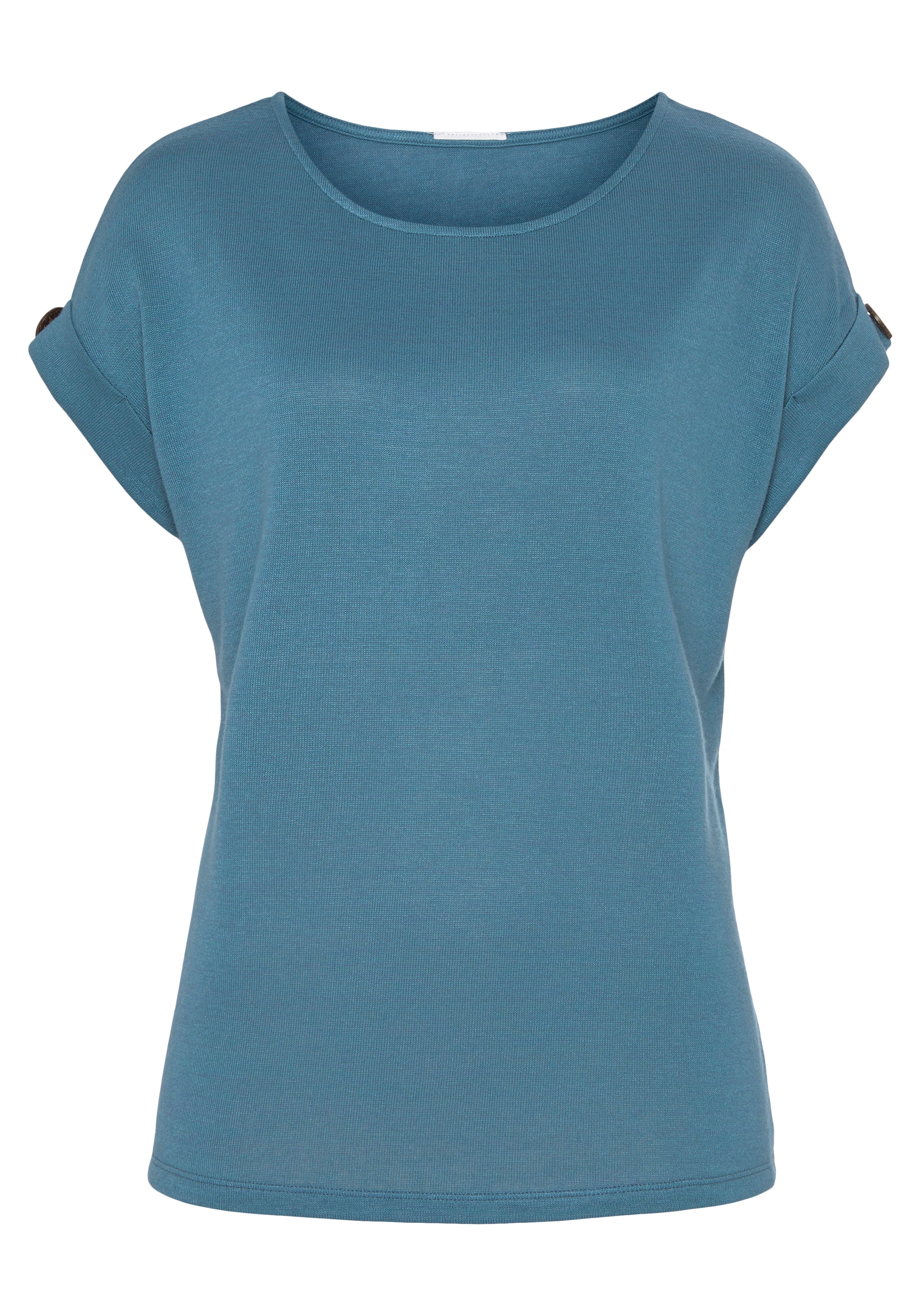 LASCANA Shirt in Blue: front