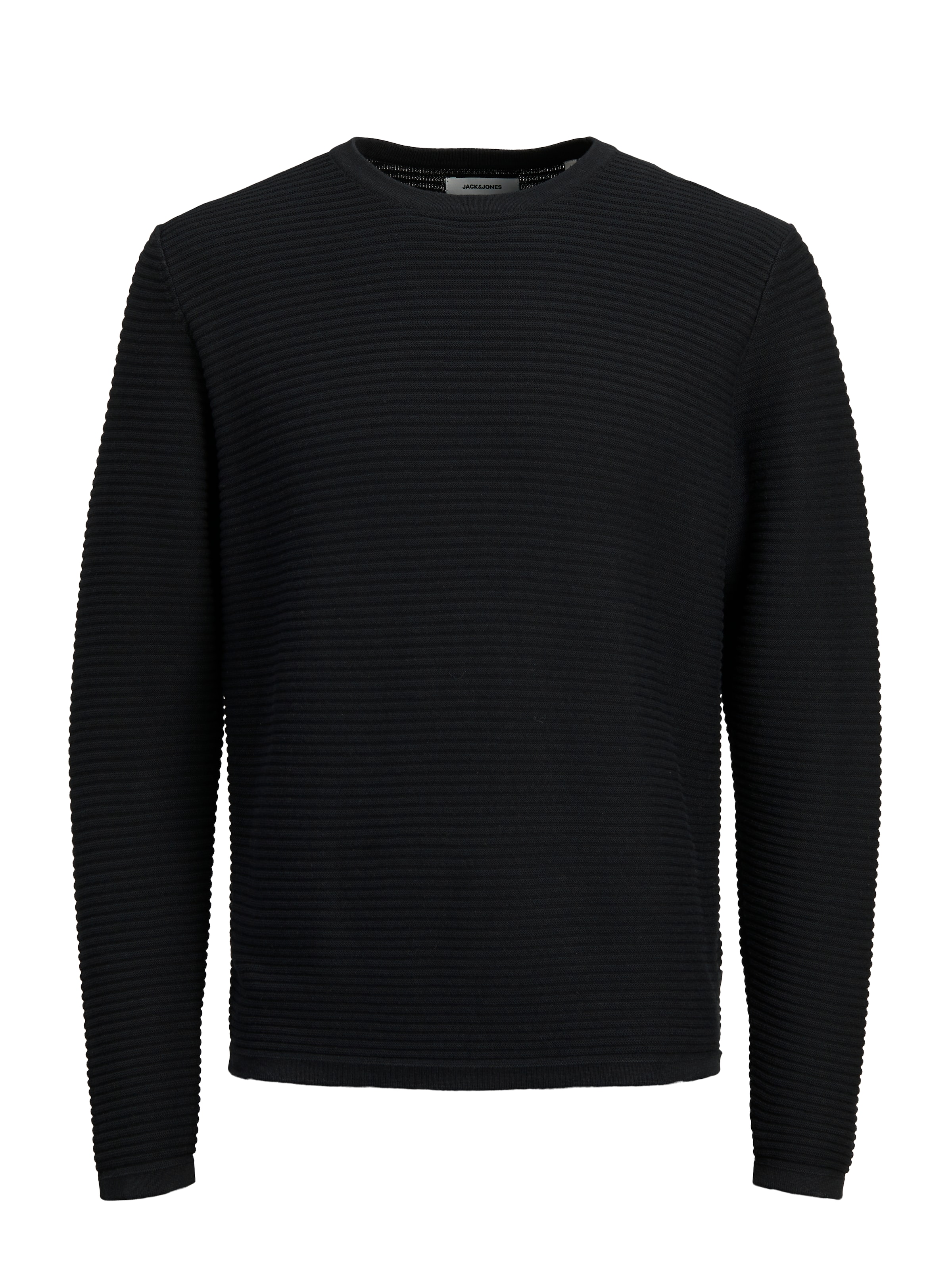 JACK & JONES Trui 'Wind' in Zwart: voorkant