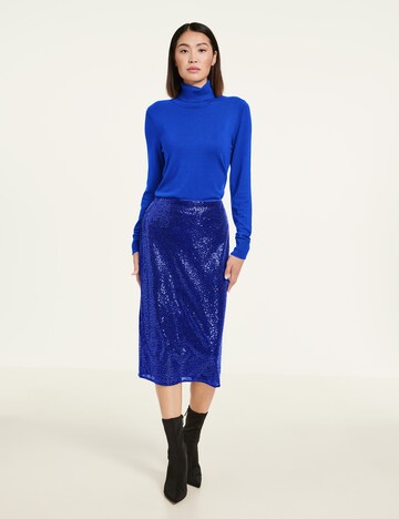 TAIFUN Rok in Blauw