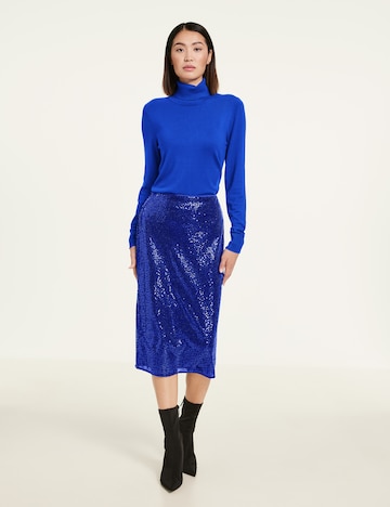 TAIFUN Rok in Blauw