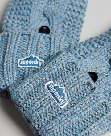 Superdry Full Finger Gloves in Blue