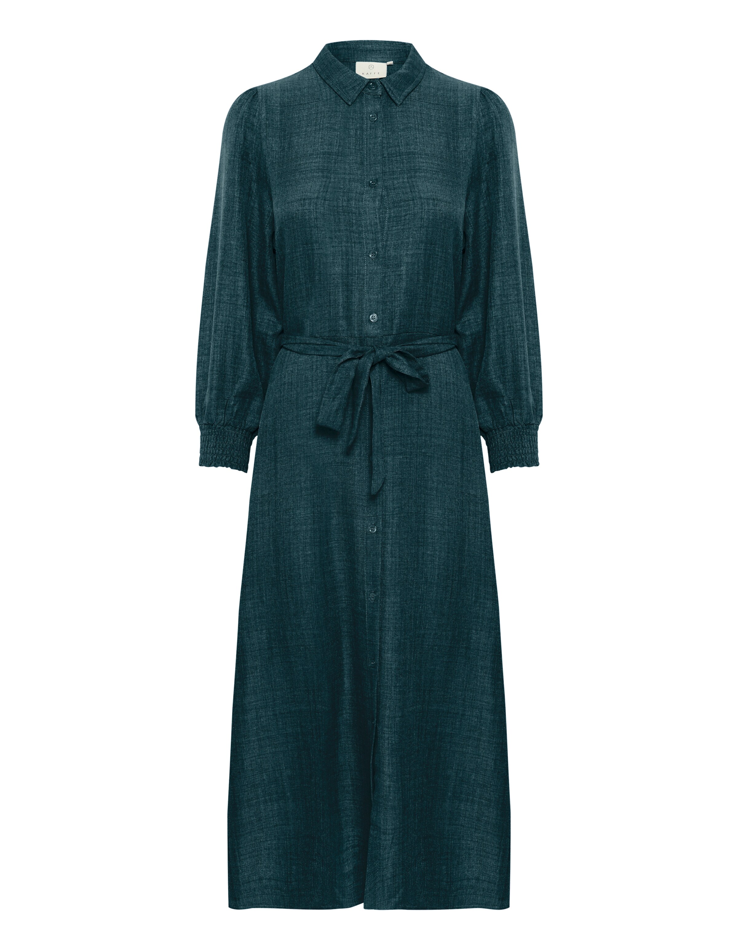 Kaffe Kleid 'Ellen' in Grün: Vorderseite