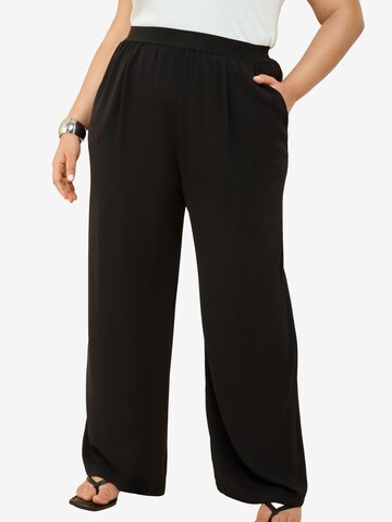 Wide Leg Pantalon Friends Like These en noir : devant