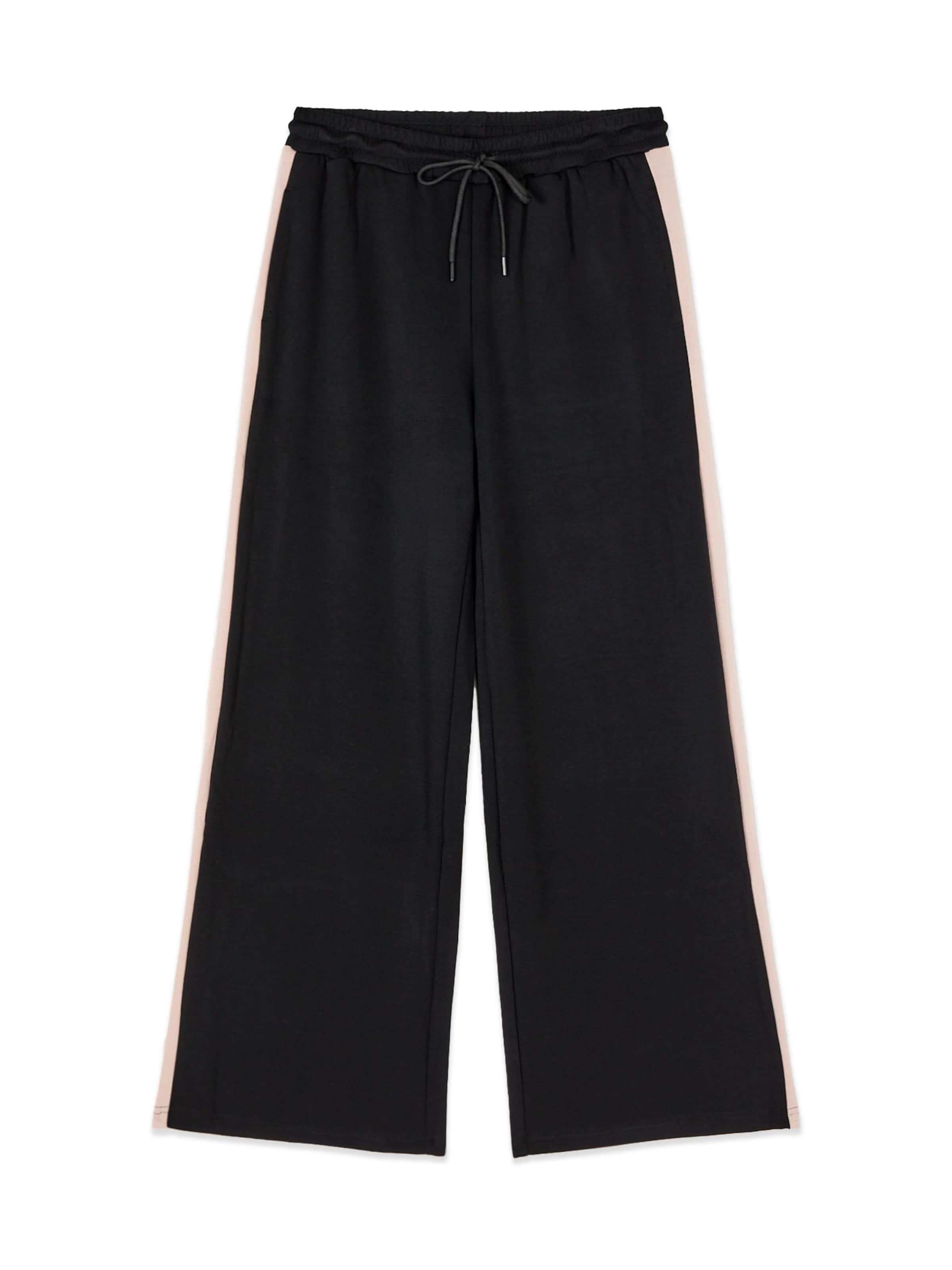 Baggy Pantalon oltre en noir : devant