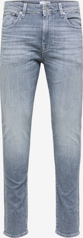 Regular Jean SELECTED HOMME en gris : devant