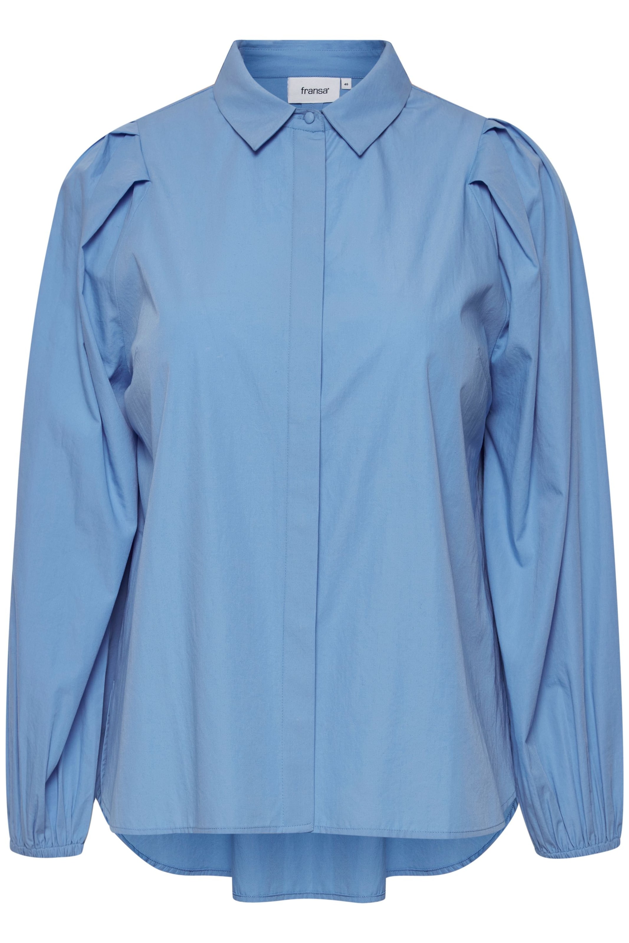 Chemisier 'FPHallie' Fransa Curve en bleu : devant