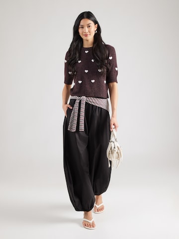 VERO MODA Pulover 'VMDOFFY INTARSIA' | rdeča barva