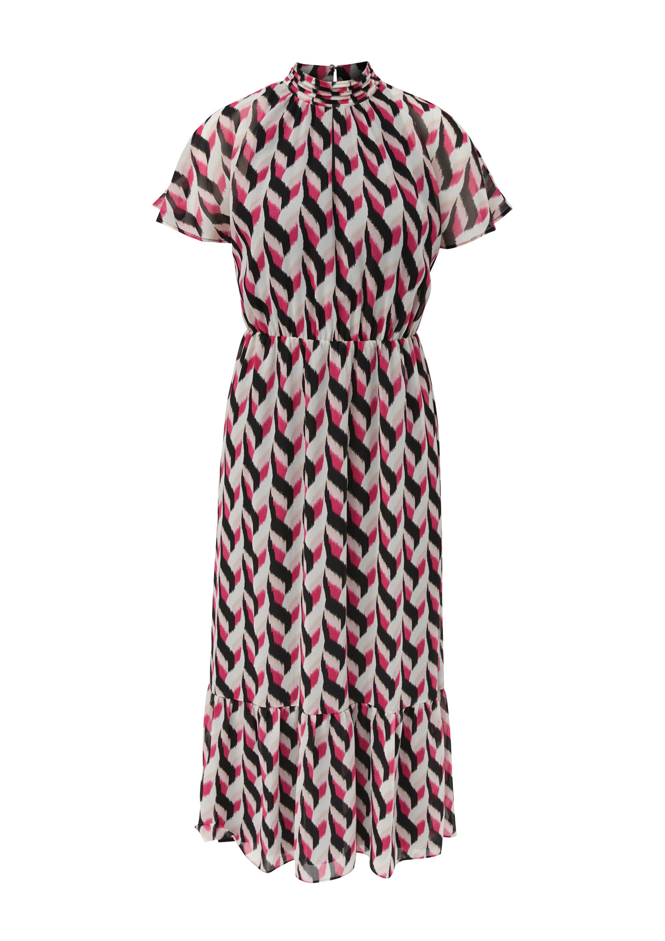 s.Oliver BLACK LABEL Kleid in Schwarz: Vorderseite