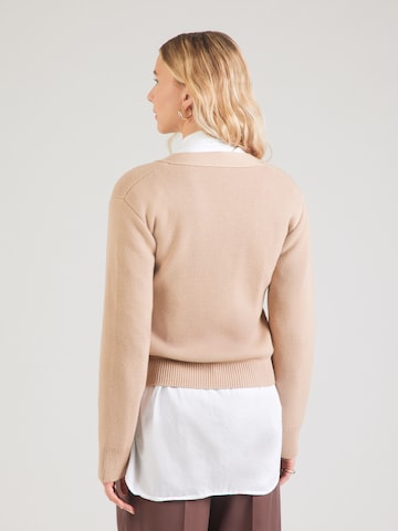 HUGO Knit cardigan 'Selosina' in Brown