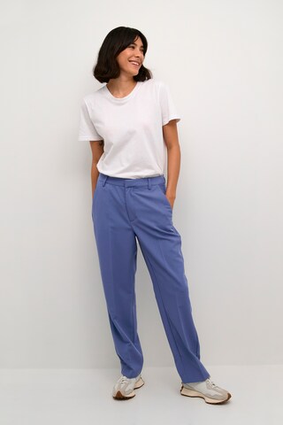 Kaffe Regular Pantalon in Blauw