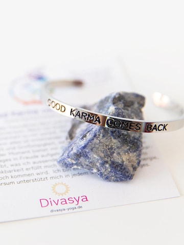 Divasya Bracelet 'Good Karma comes back' in Silver